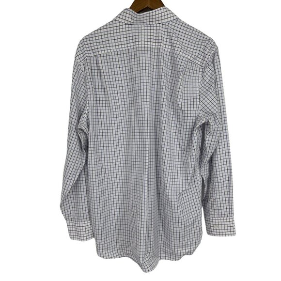 Bonobos Mens Standard Fit Button-Down Shirt With Blue & White Check Pattern Size - Picture 4 of 9
